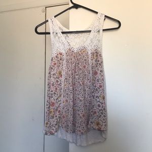 Floral tank top